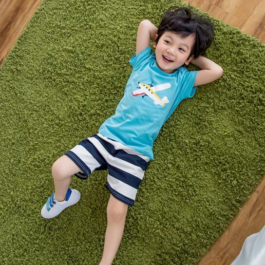 NEER Totyogó pólók Nadrág Gyermek Kisfiú Nyári Sport Sort Pamut Szett