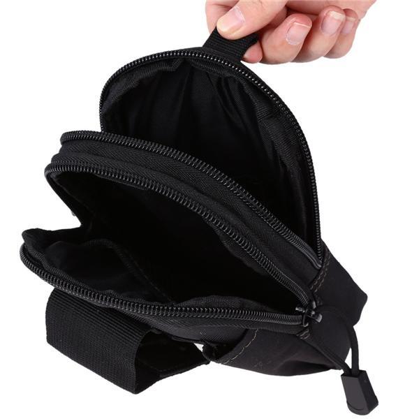 Kültéri, sport, taktikai, övre fűzhető táska