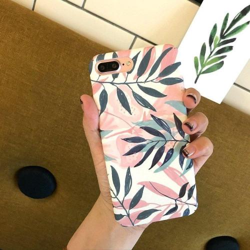 Levélmintás Telefontok iPhone 6/6s/6 Plus/7/7 Plus telefonhoz