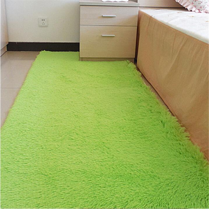 Vastag selyem csúszásmentes nappali szőnyeg