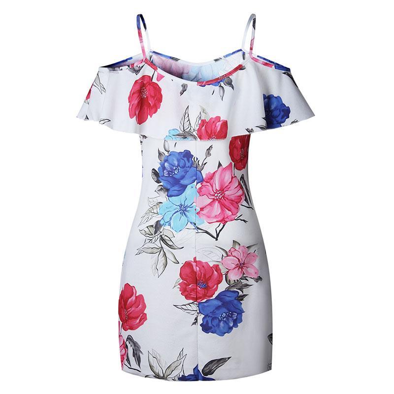 Női szexi virágos ruhadarab szoknya ruha