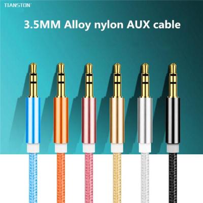 Alumínium Ötvözet Audio Kábel  3.5 mm Aux Réz Autós Univerzális Kábel