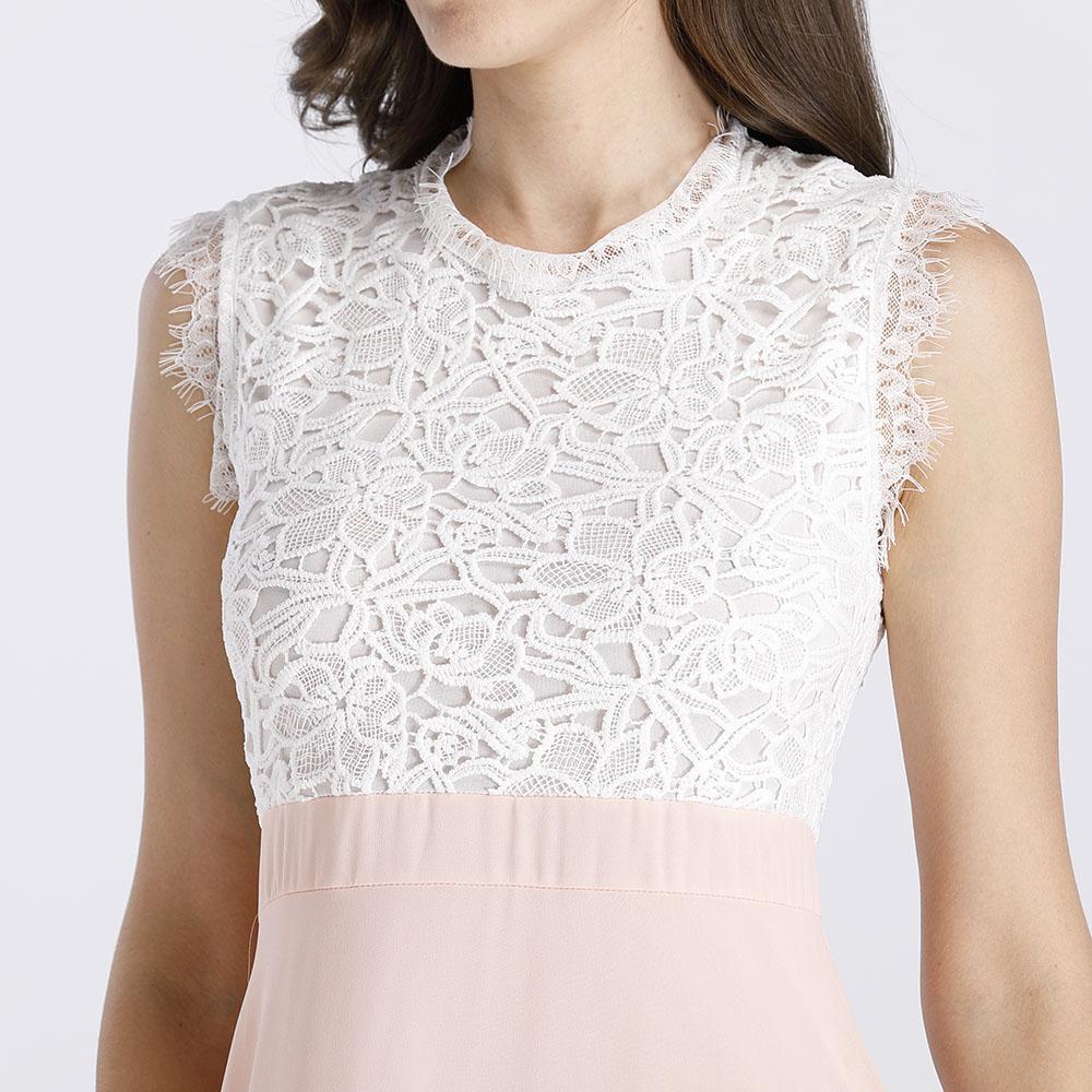 Női Boho ujjatlan patchwork maxi partiruha