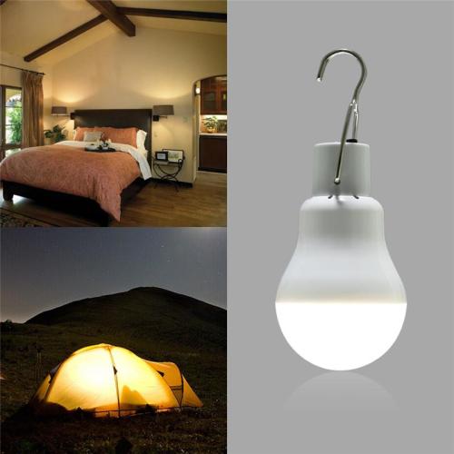 15w LED-es, napelemes, hordozható, izzós, kemping horgász lámpa