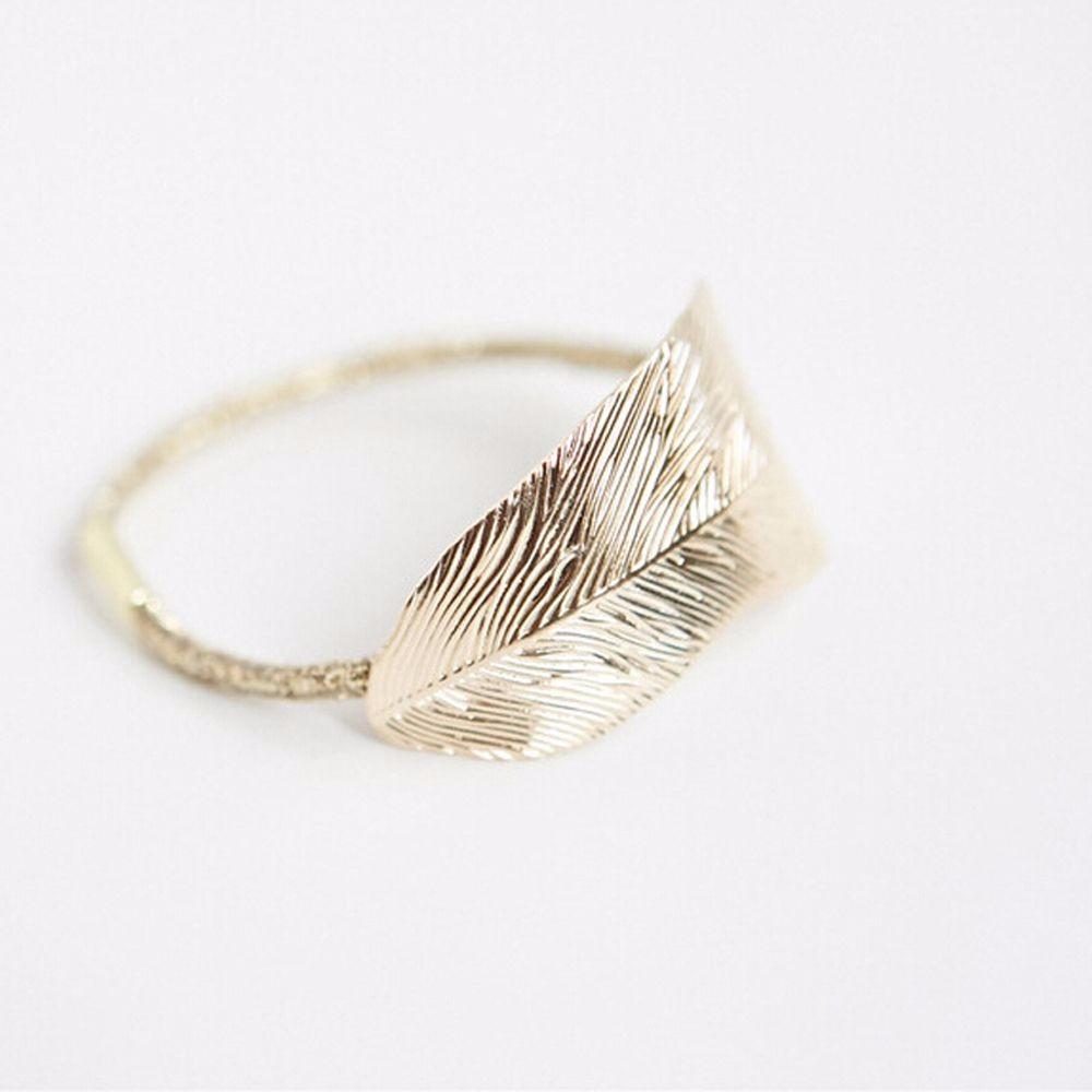 1db Női levélmintás hajgumi, elasztikus hajgumi, lófarok tartó