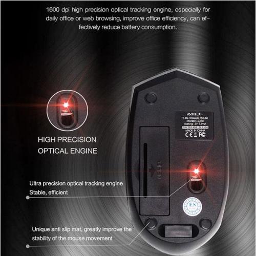 Üzleti Office Wireless Mouse Notebook Vezeték nélküli egér számítógép kiegészítők