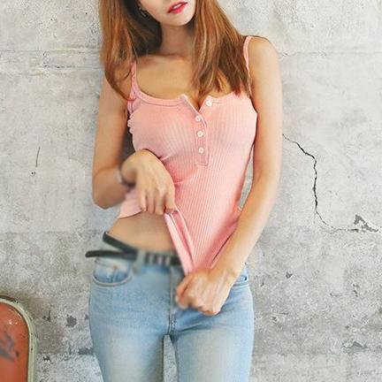 Új Tank Top Nyári Szexi Slim Solid Női Női Top Női Rózsaszín Fekete Fehér Bustier Crop Top