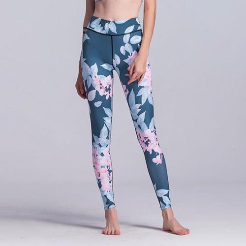 NEER Sport leggings magas derekú szoros nadrág szexi futáshoz trnához virágos jóga nadrág harisnya