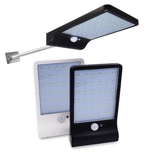 Napelemes, 36 LED-es, 450LM PIR mozgásérzékelős kültéri lámpa