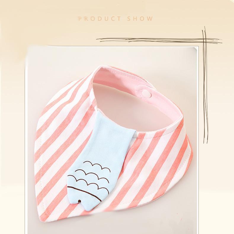 Muszlin előke, háromszögű előke, pamut előke, babaruha, bandana