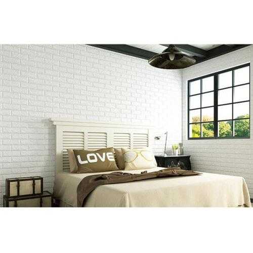 3d Wall Stickers Tégla minta Nappali hálószoba Vízálló háttérkép Felújítási papír