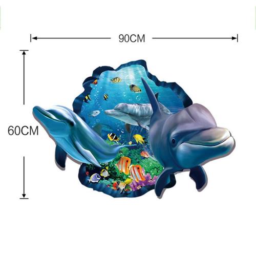 NEER 1db Delfin 3D élénk ablak falimatrica
DIY nappali hálószoba lakásdekor