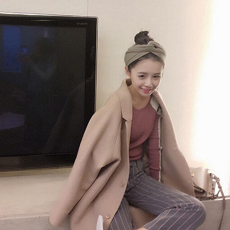 Női fejpánt, szilárd színű Vintage keresztcsomó, rugalmas pamut hajpánt, fejpánt