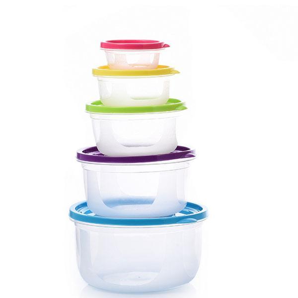 Természetbarát Hűtő Tároló doboz 5 Darabos Készlet Szárított Gyümölcs Étel tároló Doboz