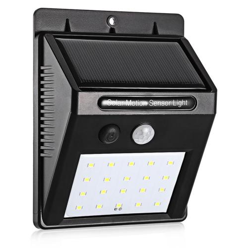 16/20 LED Τροφοδοσία με Hλιακό Πίνακα Αισθητήρας Λάμπα Εξωτερική Φως Κήπου Φως Ασφαλείας