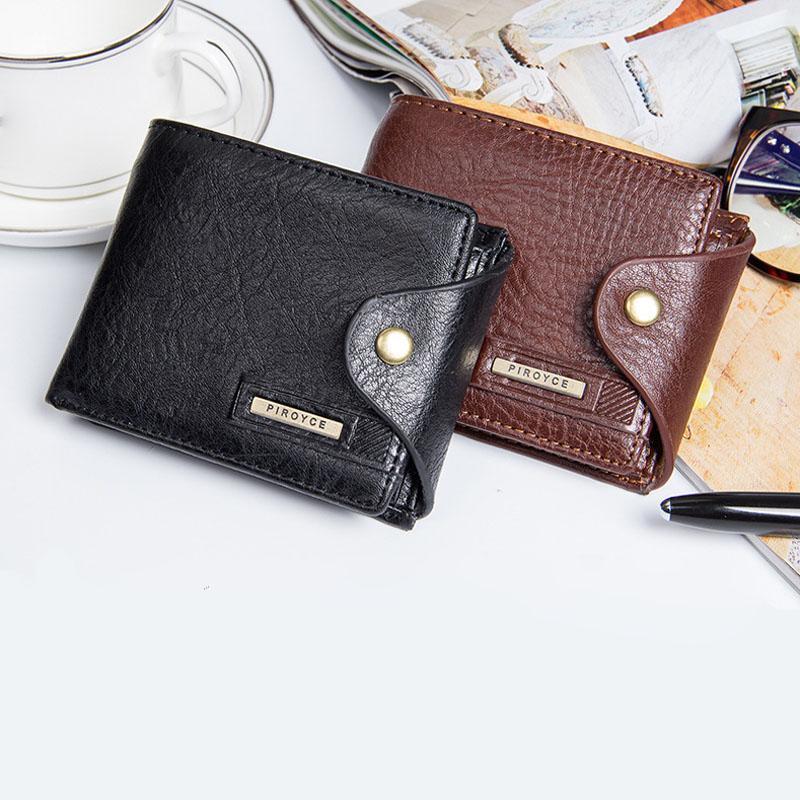 NEER új férfi csatos vintage vízszintes pénztárca