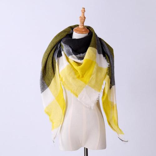 Divatos tavaszi, őszi, téli női sál, meleg kasmír sál, kockás pashmina, meleg kendő