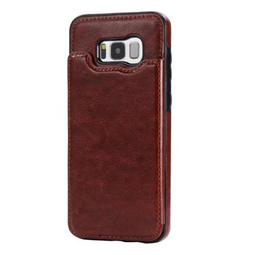 Retro PU bőr tok Iphone X/8P/8/7P/7/6P/6 tokhoz Samsung s9/s9plus/Note8 telefonokhoz