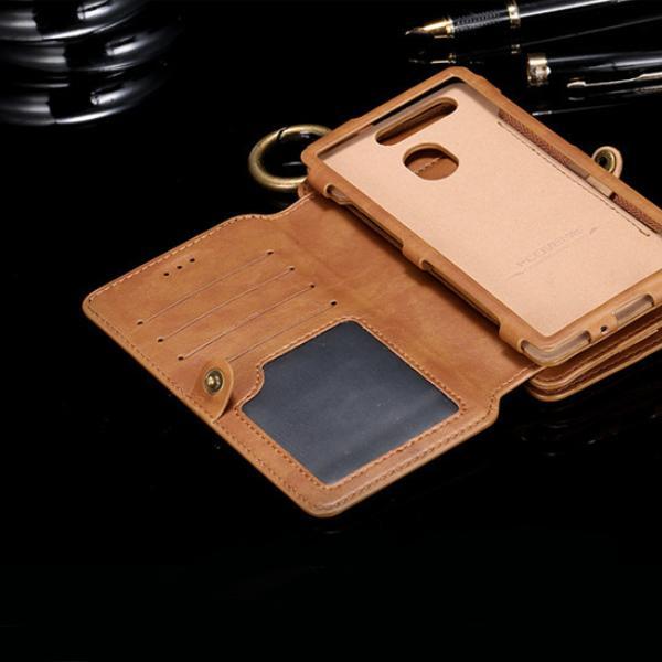 Tok Huawei Luxus Üzleti Bőr Pénztárca Telefontok Tartó Huawei P9