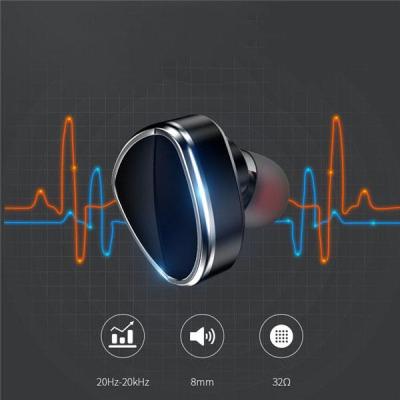 Füldugós láthatatlan mini bluetooth headset mikrofonnal, telefonos headset