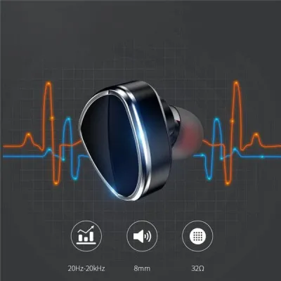 Füldugós láthatatlan mini bluetooth headset mikrofonnal, telefonos headset