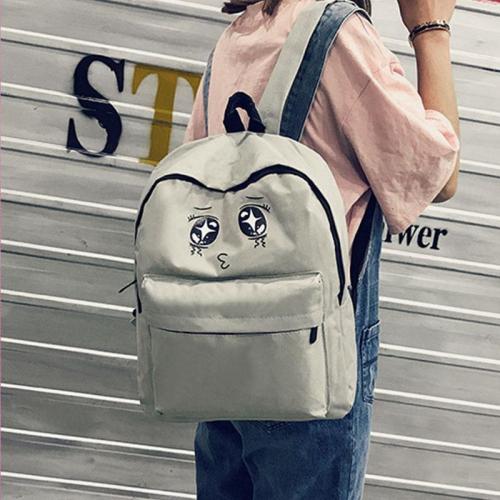 Szemes Hátizsák Harajuku Iskolatáska Vászon Táska