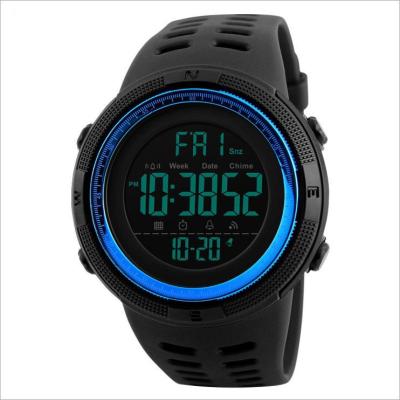 Divatos férfi elektronikus LED vízálló karóra, hallgatói sportóra