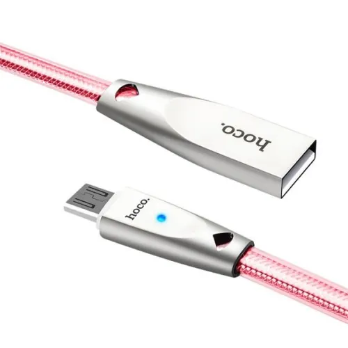 Cink ötvözet micro-USB töltő adatkábel Samsung, LG, Sony, HTC, Xiaomi, Android telefonokhoz