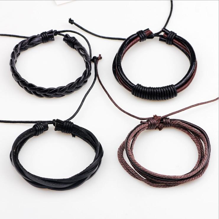 Ανδρικά Δερμάτινα Βραχιόλια Κοσμήματα