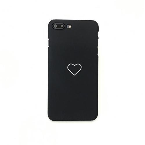 Szívmintás telefontok iPhone 7/7 Plus/6/6 Plus/8/8 Plus/X telefonhoz