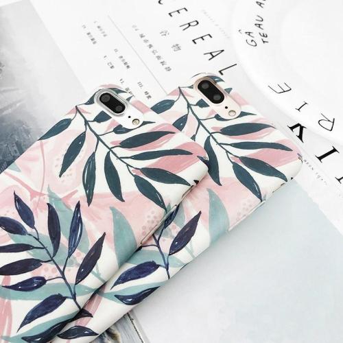 Levélmintás Telefontok iPhone 6/6s/6 Plus/7/7 Plus telefonhoz