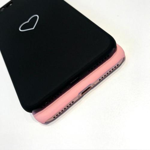 Szívmintás telefontok iPhone 7/7 Plus/6/6 Plus/8/8 Plus/X telefonhoz