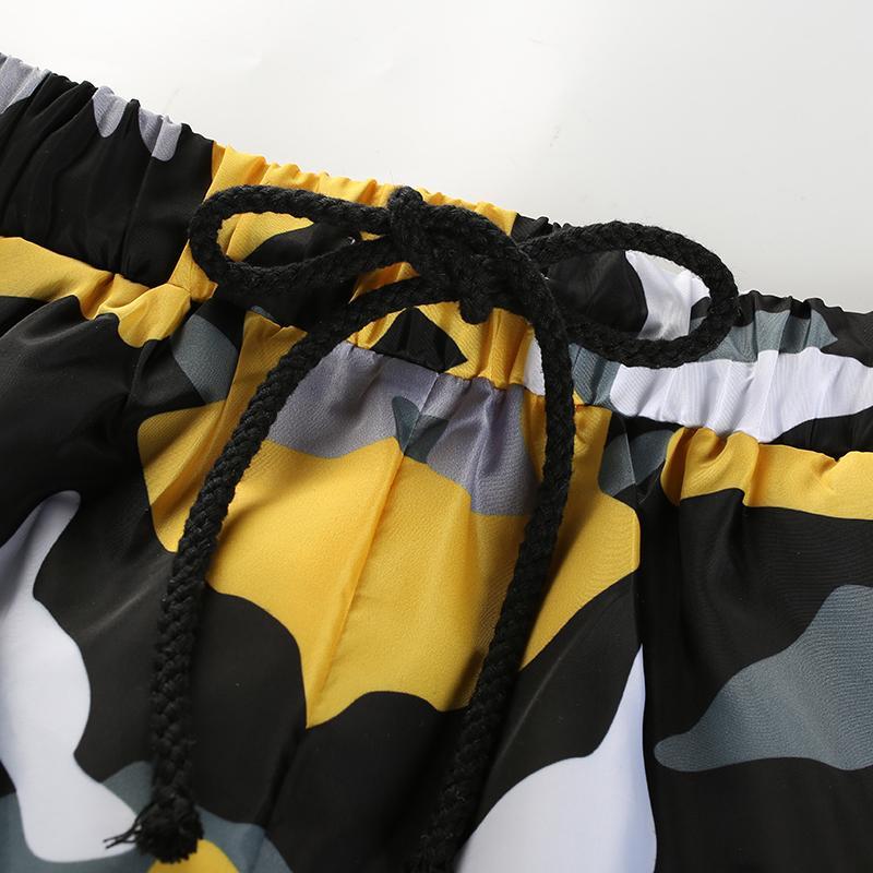 Női álcamintás Nadrág laza Hip-Hop alkalmi Nadrág