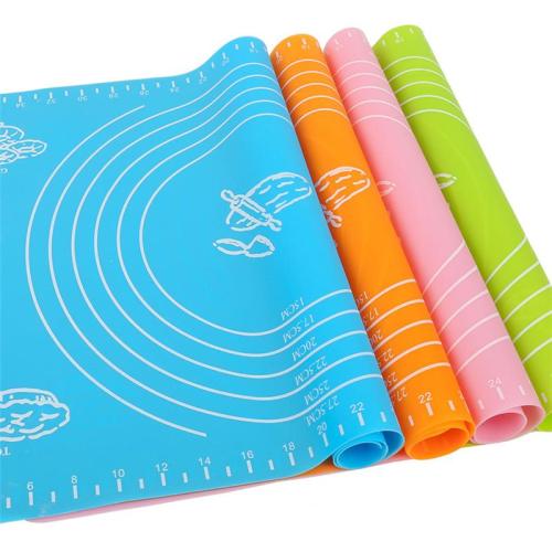 NEER 50*40cm  magas hőmérsékletű élelmiszeripari szilikon alátét mértékegységekkel sütés puha vágódeszka