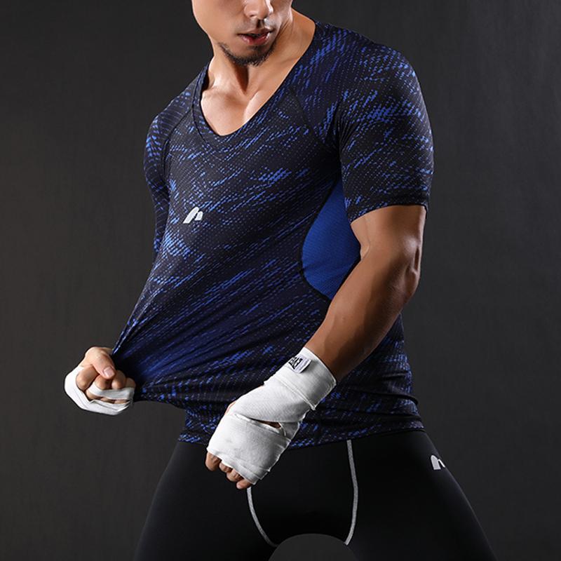 Férfi Sport Kültéri Nyomtatott Rövidnadrág Rövid ujjú pólók