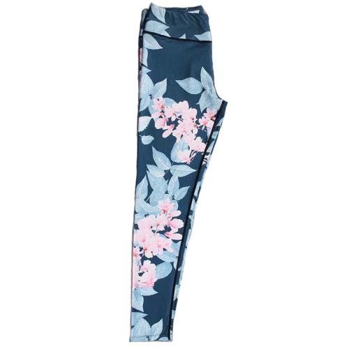 NEER Sport leggings magas derekú szoros nadrág szexi futáshoz trnához virágos jóga nadrág harisnya
