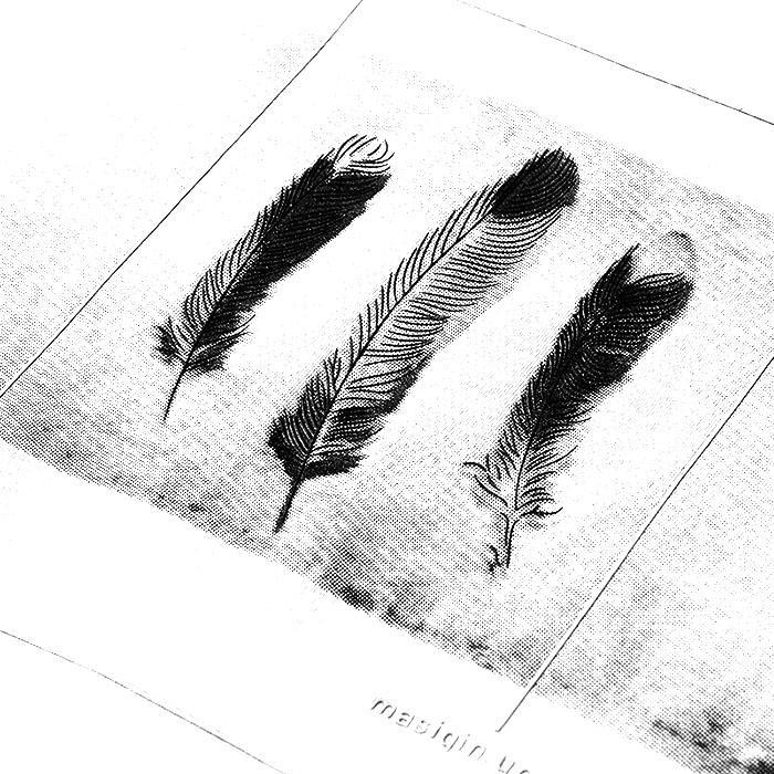 NEER Férfi nyári divatos új Toll minta pólók