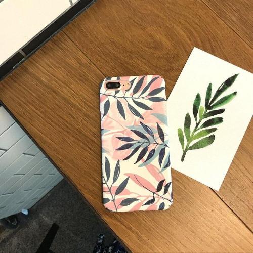 Levélmintás Telefontok iPhone 6/6s/6 Plus/7/7 Plus telefonhoz