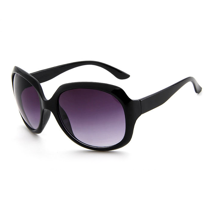 Női retro klasszikus ovális alakú Oculos napszemüvegek