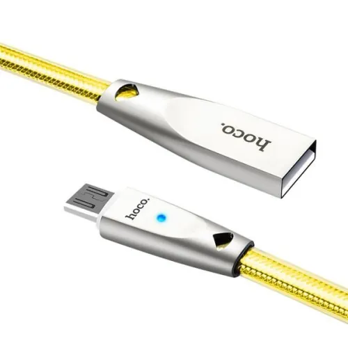 Cink ötvözet micro-USB töltő adatkábel Samsung, LG, Sony, HTC, Xiaomi, Android telefonokhoz