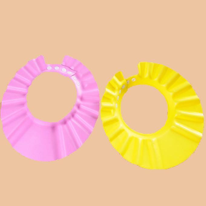 Új bébi lányka, fiú, csecsemő sapka, védő sapka hajmosáshoz, vízálló sapka