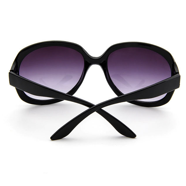 Női retro klasszikus ovális alakú Oculos napszemüvegek