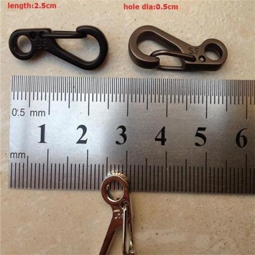 NEER 5db Klasszikus egyszerű Mini Rugós Karabiner
