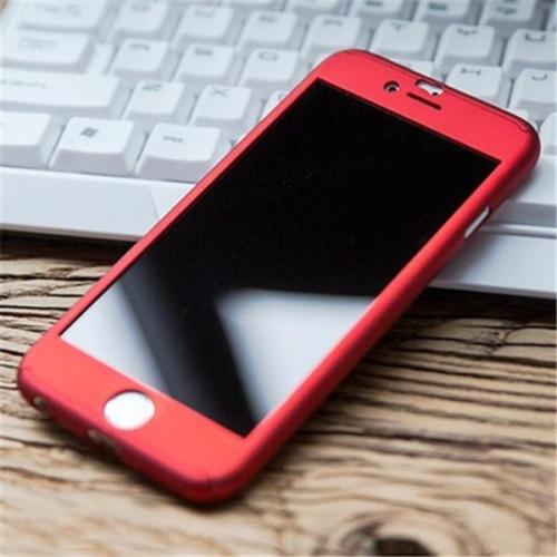 Edzett üveg + plexi tok iPhone 7/7 Plus/6/6 Plus/8/8 Plus/X telefonhoz