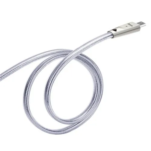 Cink ötvözet micro-USB töltő adatkábel Samsung, LG, Sony, HTC, Xiaomi, Android telefonokhoz