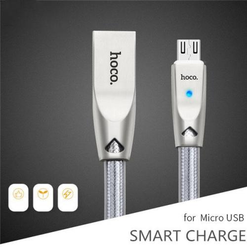 Cink ötvözet micro-USB töltő adatkábel Samsung, LG, Sony, HTC, Xiaomi, Android telefonokhoz