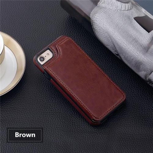 Retro PU bőr tok Iphone X/8P/8/7P/7/6P/6 tokhoz Samsung s9/s9plus/Note8 telefonokhoz