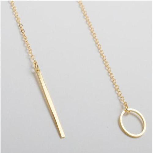 NEER Alkalmi Végtelen kereszt Lariat Nyakék Arany Choker Nyaklánc Nőknek Ékszer