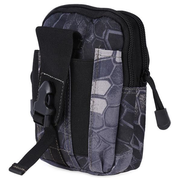 Kültéri, sport, taktikai, övre fűzhető táska