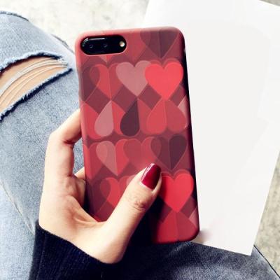 Aranyos szívmintás Telefontok iPhone X 6 6s 7 8 8 Plus telefonhoz